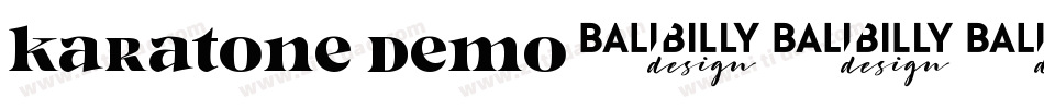Karatone DEMO字体转换